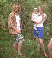 Hudson's Malamutes - Baby Sparkle, Movie Mom, Movie StepDad at the movie Sparkle and Tooter